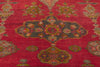 11 x 17 - Red Antique Persian Sultanabad Rug - 53766