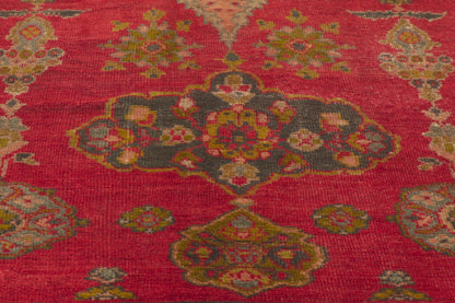 11 x 17 - Red Antique Persian Sultanabad Rug - 53766