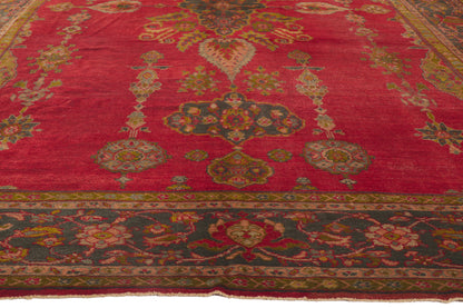 11 x 17 - Red Antique Persian Sultanabad Rug - 53766