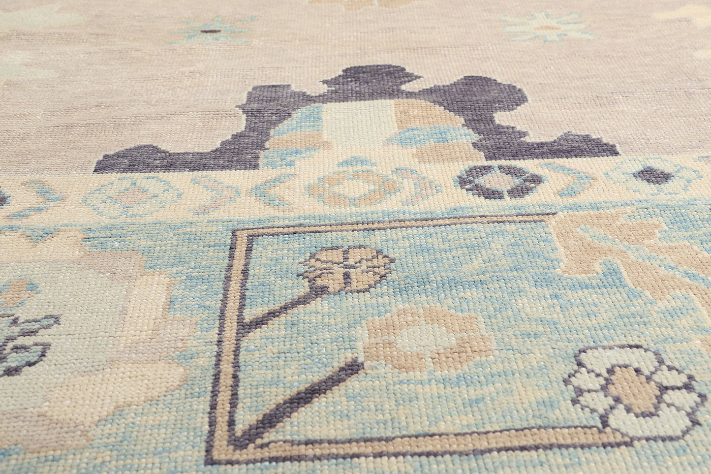 15 x 23 - Taupe New Oushak Rug - 54028