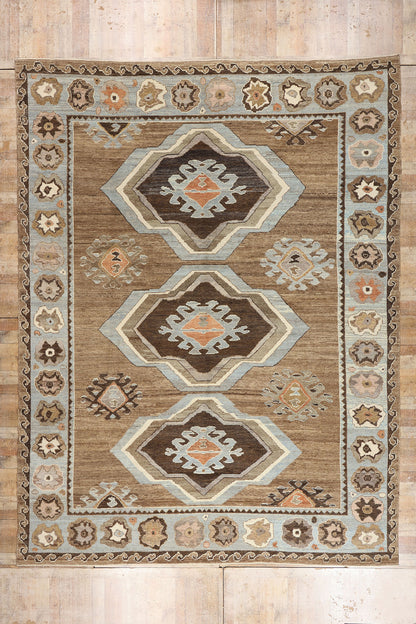 12 x 16 - Brown New Turkish Kars Rug - 54035