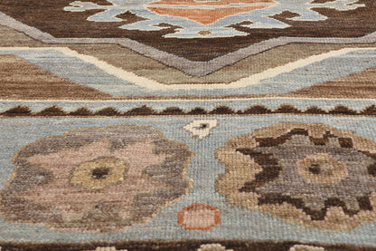 12 x 16 - Brown New Turkish Kars Rug - 54035