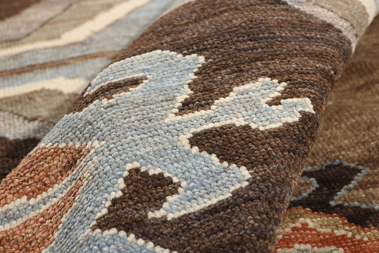 12 x 16 - Brown New Turkish Kars Rug - 54035