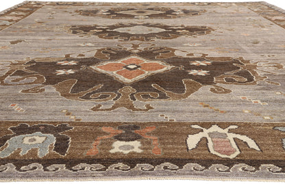 13 x 16 - Taupe New Turkish Kars Rug - 54036