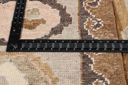 11 x 14 - Brown New Turkish Kars Rug - 54037