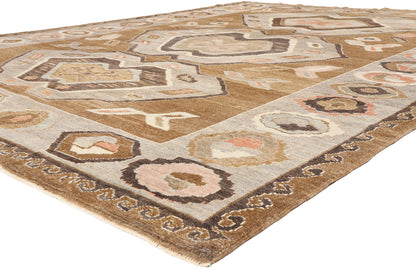 11 x 14 - Brown New Turkish Kars Rug - 54037
