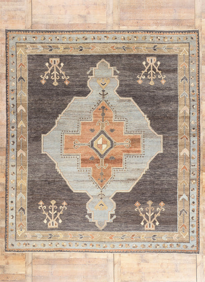 10 x 11 - Black New Turkish Kars Rug - 54038