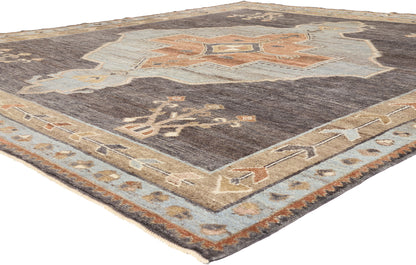 10 x 11 - Black New Turkish Kars Rug - 54038
