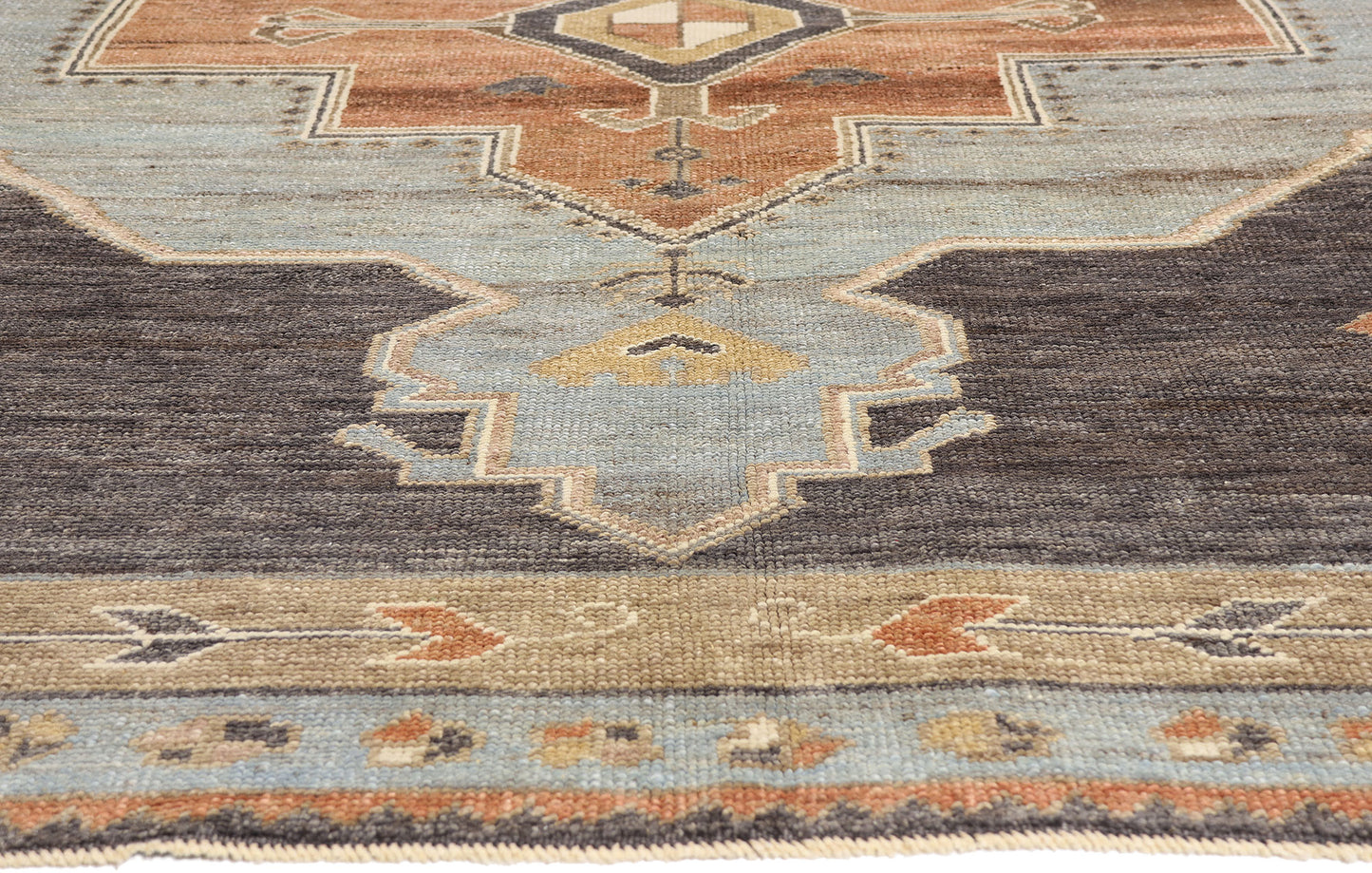 10 x 11 - Black New Turkish Kars Rug - 54038