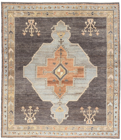 10 x 11 - Black New Turkish Kars Rug - 54038