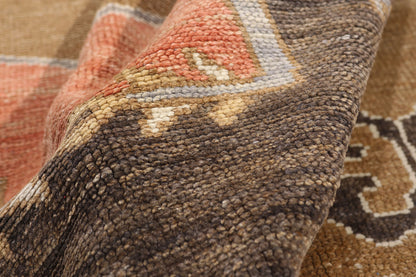 9 x 10 Brown Turkish Kars Rug 54039