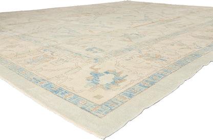 13 x 18 - Light Blue New Oushak Rug - 54041