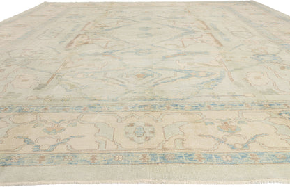 13 x 18 - Light Blue New Oushak Rug - 54041