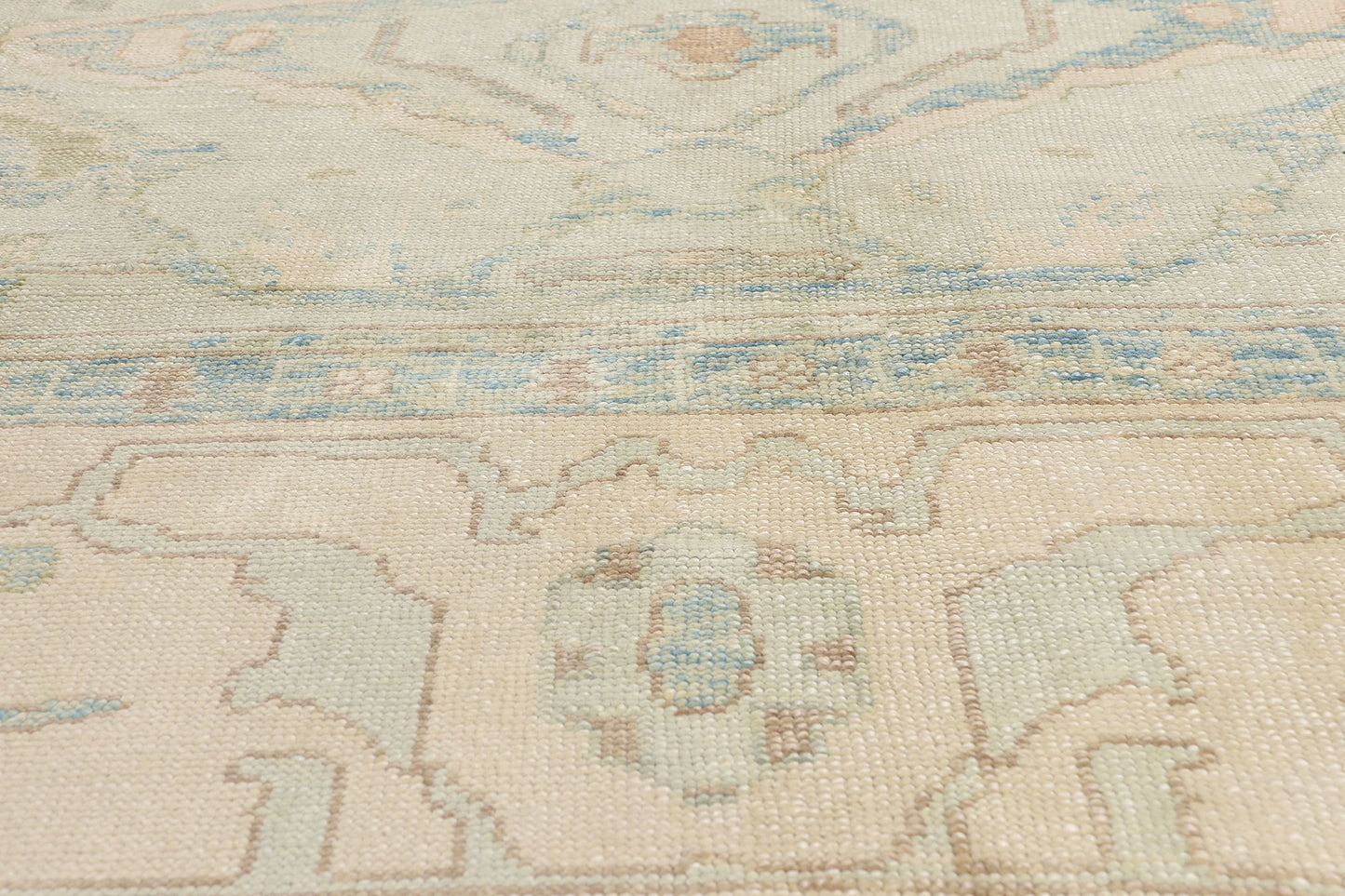 13 x 18 - Light Blue New Oushak Rug - 54041