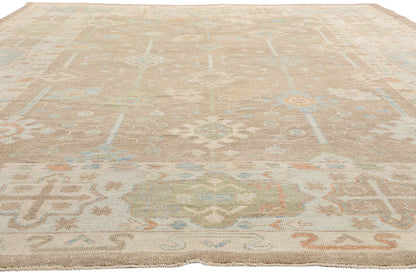 10 x 15 -  Tan New Turkish Oushak Rug - 54045