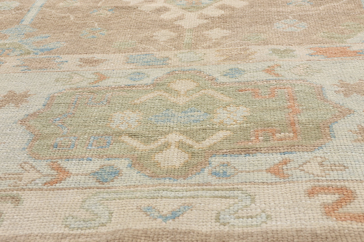 10 x 15 -  Tan New Turkish Oushak Rug - 54045