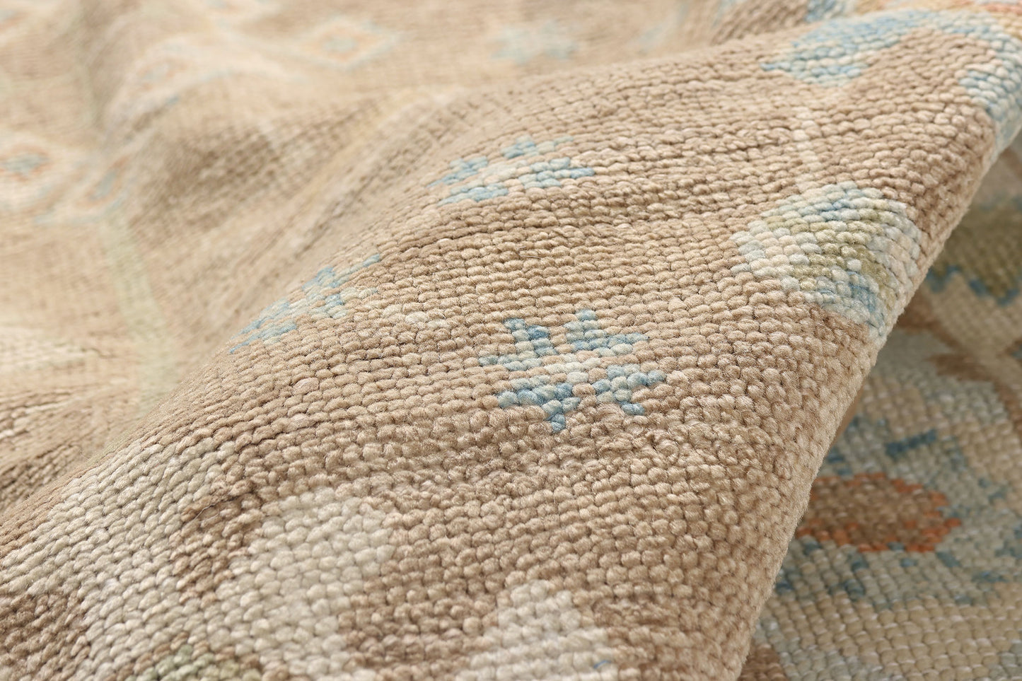 10 x 15 -  Tan New Turkish Oushak Rug - 54045