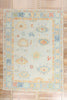 10 x 13 - Light Blue New Oushak Rug - 54047