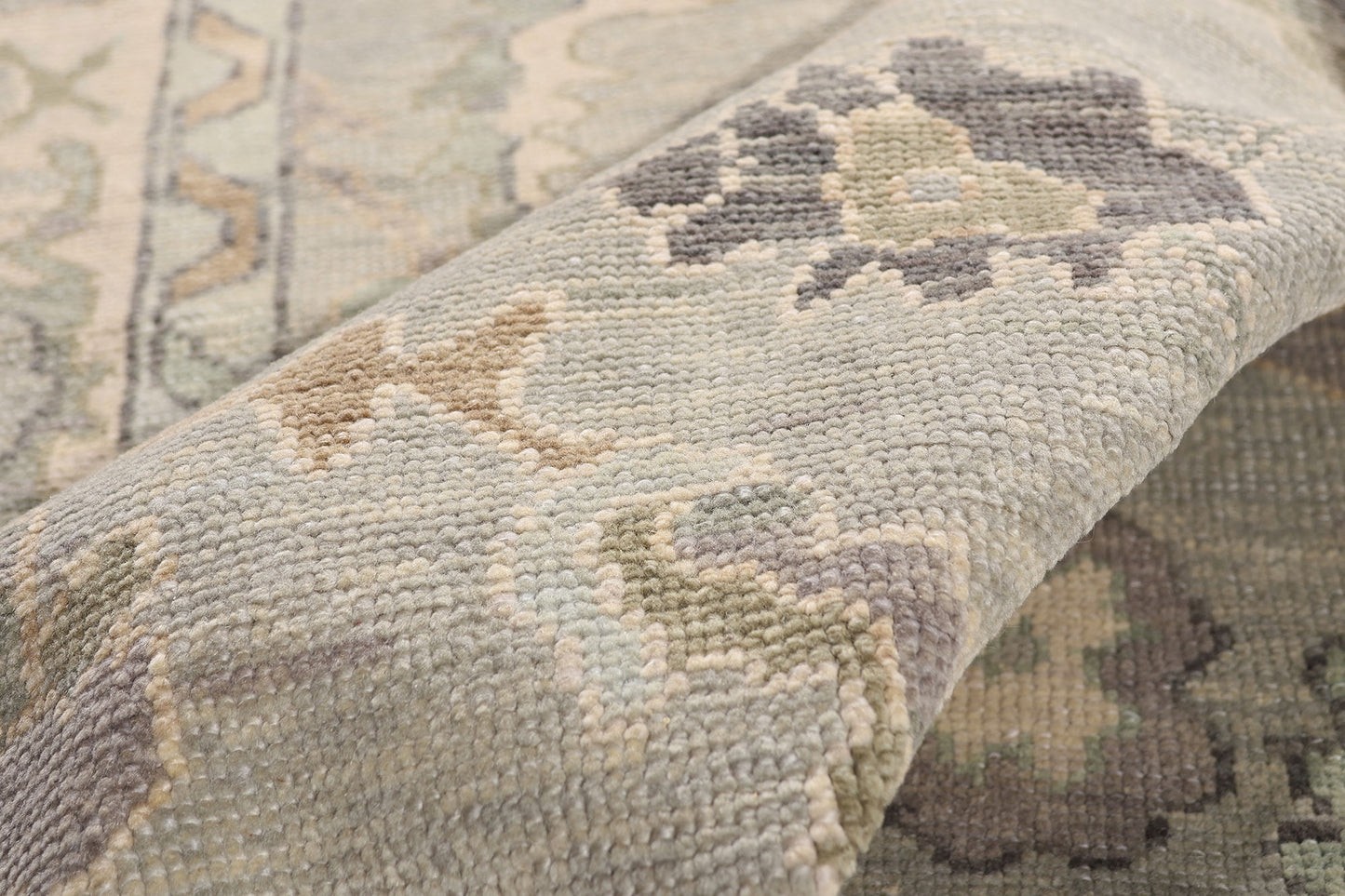 6 x 9 - Gray New Oushak Rug - 54049