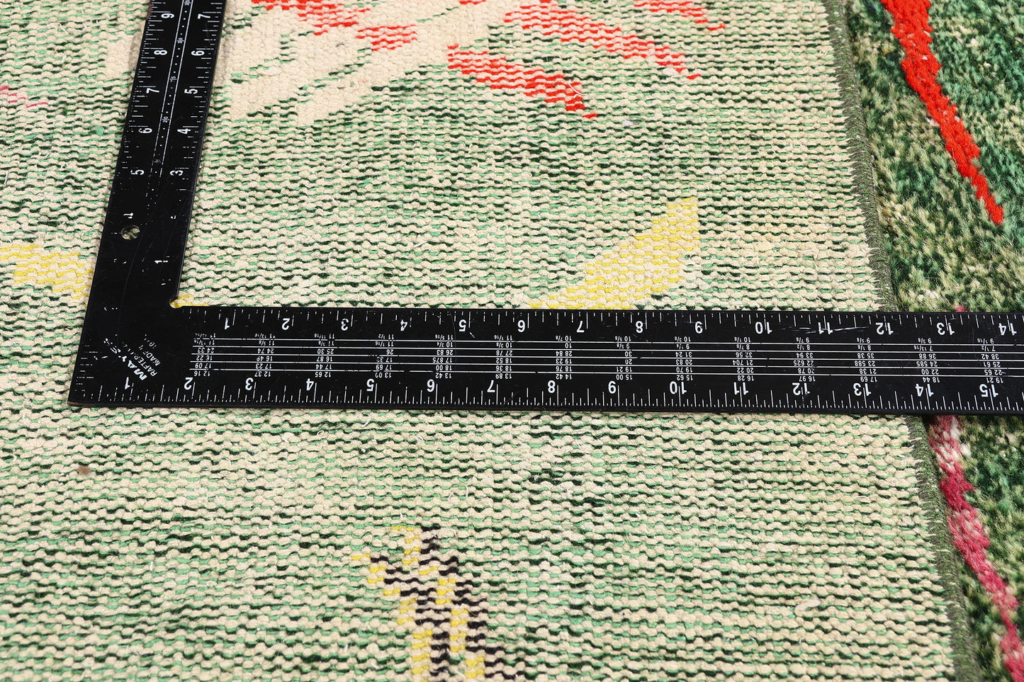 6 x 9 - Green Vintage Turkish Sivas Rug - 54051