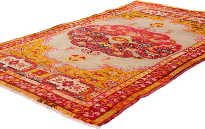 3 x 5 - Beige Antique Turkish Oushak Rug - 54052