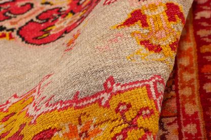 3 x 5 - Beige Antique Turkish Oushak Rug - 54052