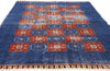 5 x 7 - Blue Vintage Turkish Sivas Rug - 54053