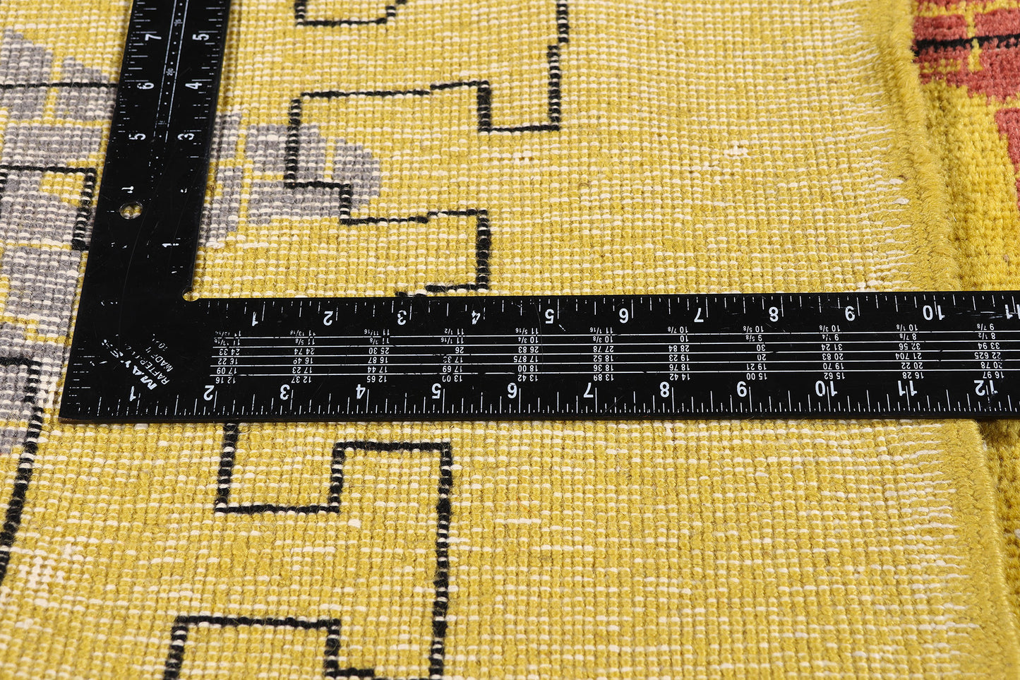 5 x 8 - Yellow Vintage Turkish Sivas Rug - 54054