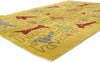 5 x 8 - Yellow Vintage Turkish Sivas Rug - 54054
