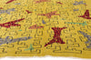 5 x 8 - Yellow Vintage Turkish Sivas Rug - 54054
