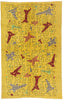 5 x 8 - Yellow Vintage Turkish Sivas Rug - 54054