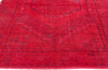 4 x 7 - Red Vintage Turkish Overdyed Rug - 54056