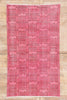 4 x 6 - Pink Vintage Turkish Overdyed Sivas Rug - 54057