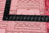 4 x 6 - Pink Vintage Turkish Overdyed Sivas Rug - 54057