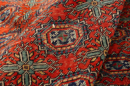 7 x 11 - Orange Vintage Turkish Sivas Rug - 54058