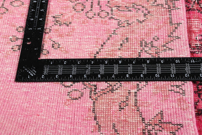 4 x 7 - Pink Vintage Turkish Overdyed Sivas Rug - 54060