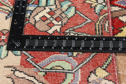 5 x 8 - Tan Vintage Turkish Sivas Rug - 54061