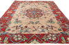 5 x 8 - Tan Vintage Turkish Sivas Rug - 54061
