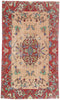 5 x 8 - Tan Vintage Turkish Sivas Rug - 54061