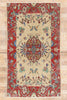 5 x 9 - Beige Vintage Turkish Sivas Rug - 54062