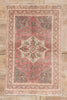 4 x 6 - Red Vintage Turkish Oushak Rug - 54063