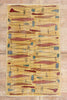 4 x 7 - Yellow Vintage Turkish Sivas Rug - 54066