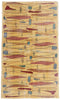 4 x 7 - Yellow Vintage Turkish Sivas Rug - 54066