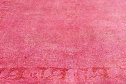 4 x 9 - Pink Vintage Turkish Overdyed Rug - 54067