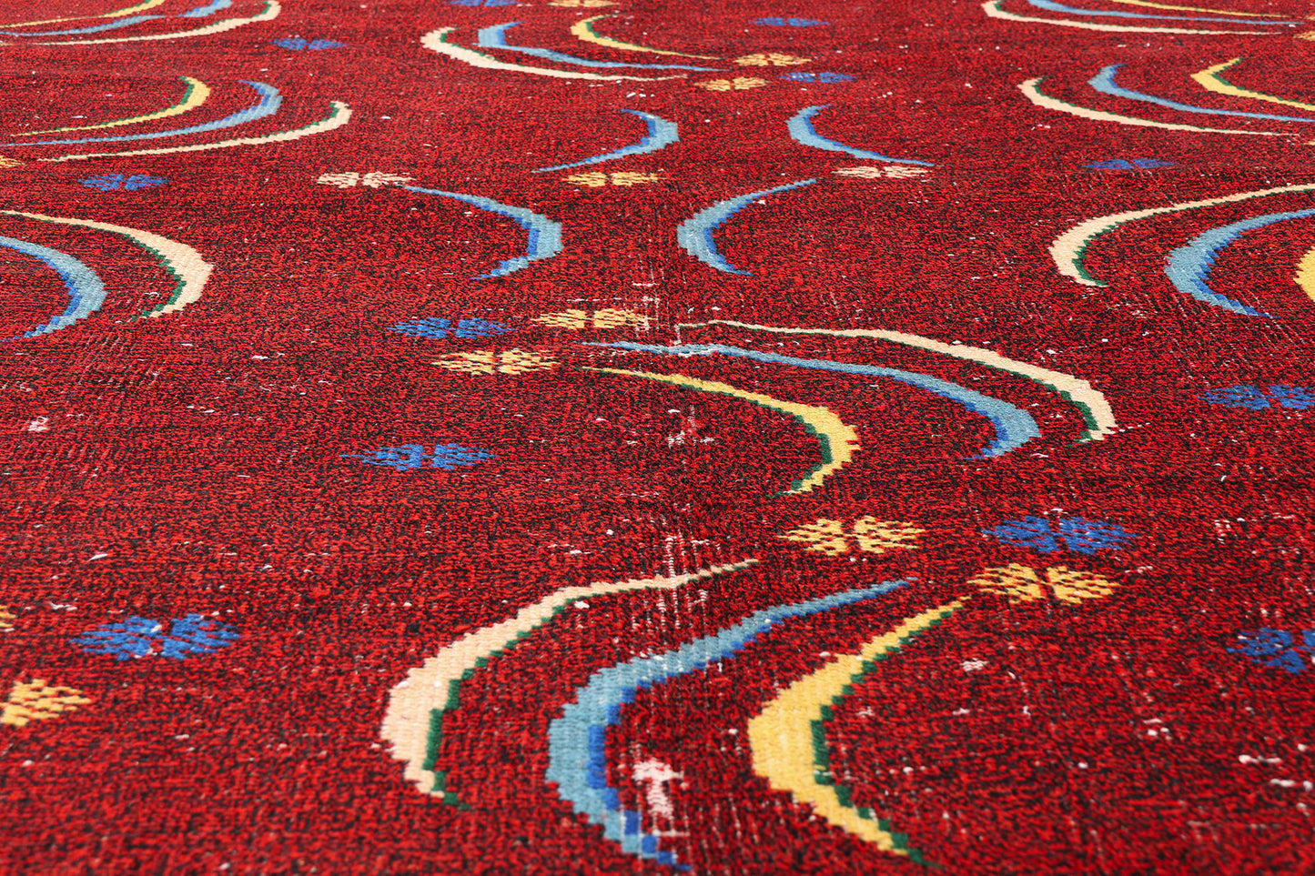 6 x 8 - Red Vintage Turkish Sivas Rug - 54068
