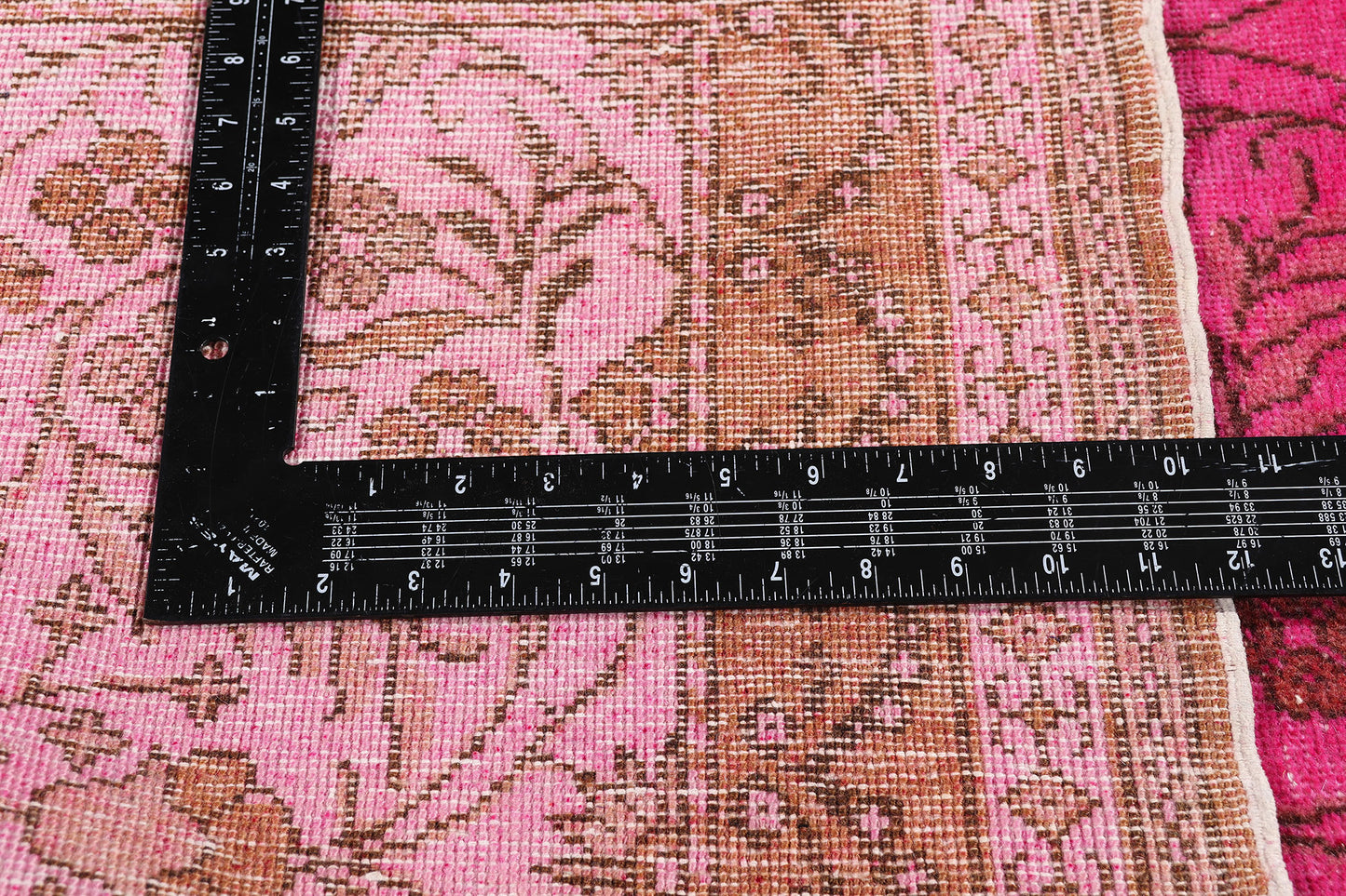 5 x 7 - Pink Vintage Turkish Overdyed Sivas Rug - 54070