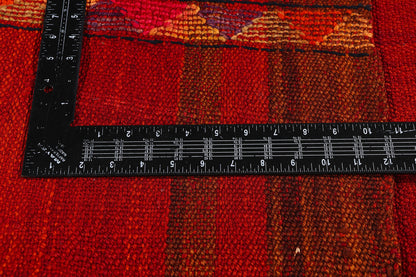 6 x 6 - Red Vintage Turkish Kilim Rug - 54072