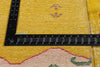 5 x 8 - Yellow Vintage Turkish Sivas Rug - 54074