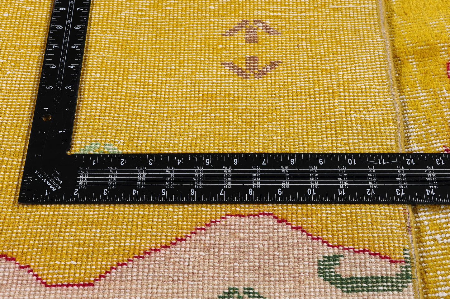5 x 8 - Yellow Vintage Turkish Sivas Rug - 54074