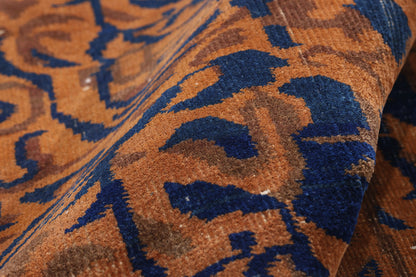 4 x 7 - Rust Vintage Turkish Sivas Rug - 54076